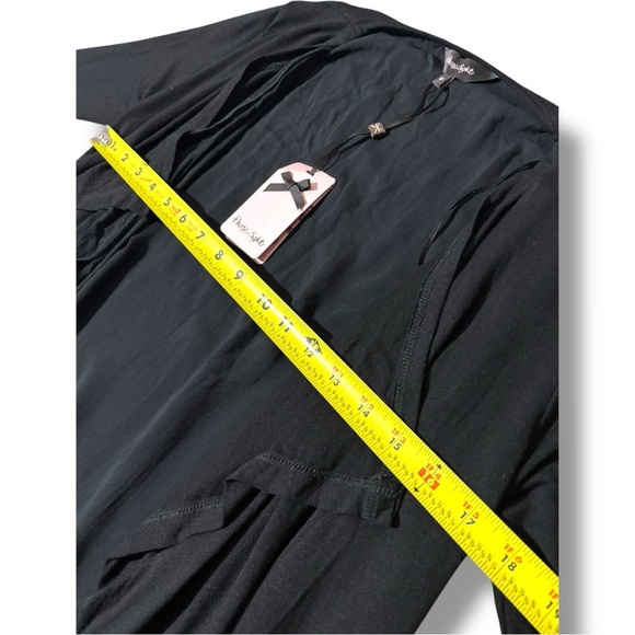 Phase Eight Black Flowy High Low with Open Relaxed Fit NWT Cardigan - Picture 14 of 16